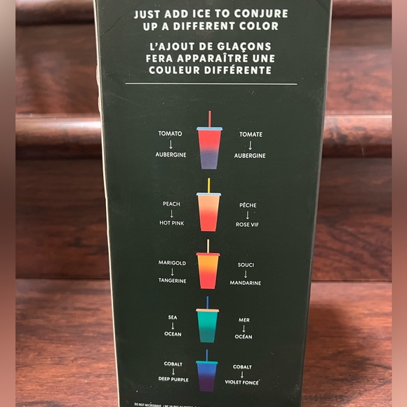 NEW Starbucks Color Changing Cold Cups Tumblers with lids Original 2020 - Picture 3 of 3